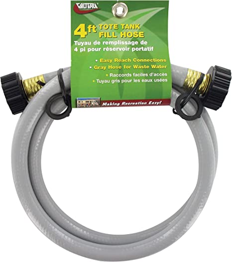 Valterra, 1/2" x 4' Tote Tank Fill Hose