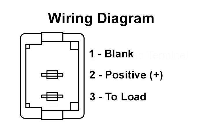 JR Products, 12V Mini Momentary On/Off Switch