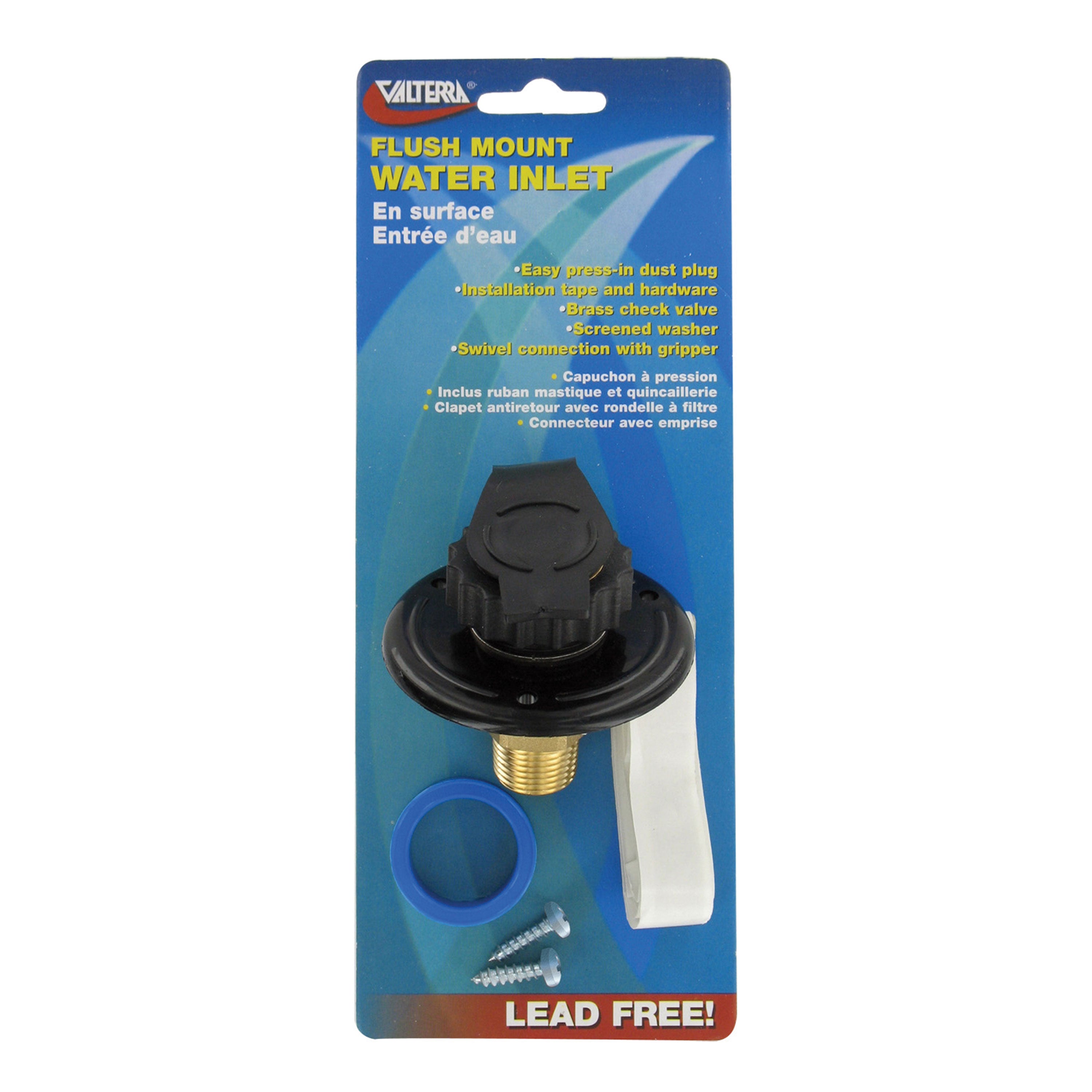 Valterra, 2-3/4" Fresh Water Inlet - MPT