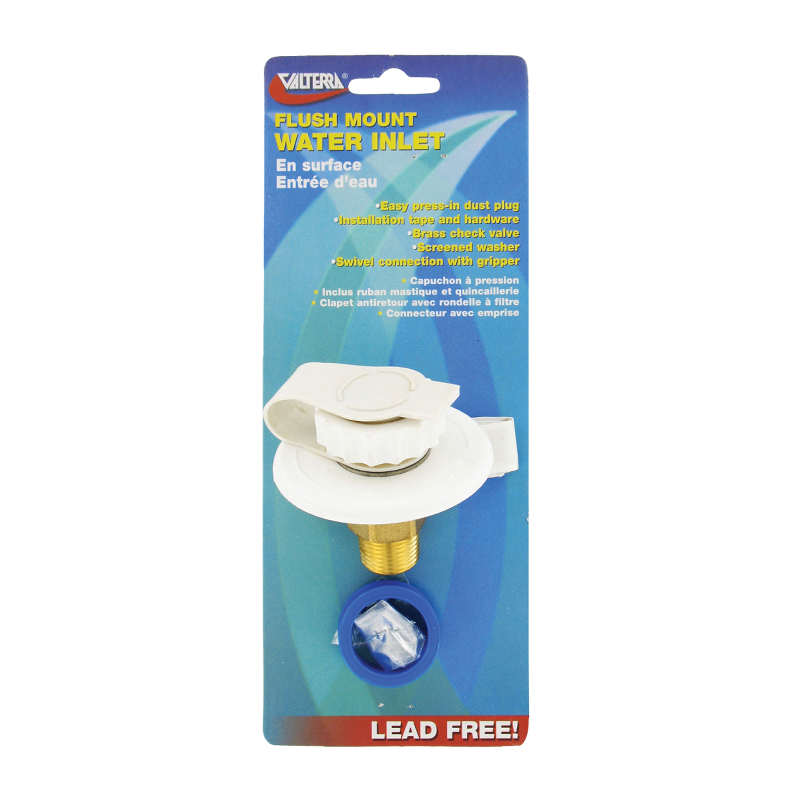 Valterra, 2-3/4" Fresh Water Inlet - MPT