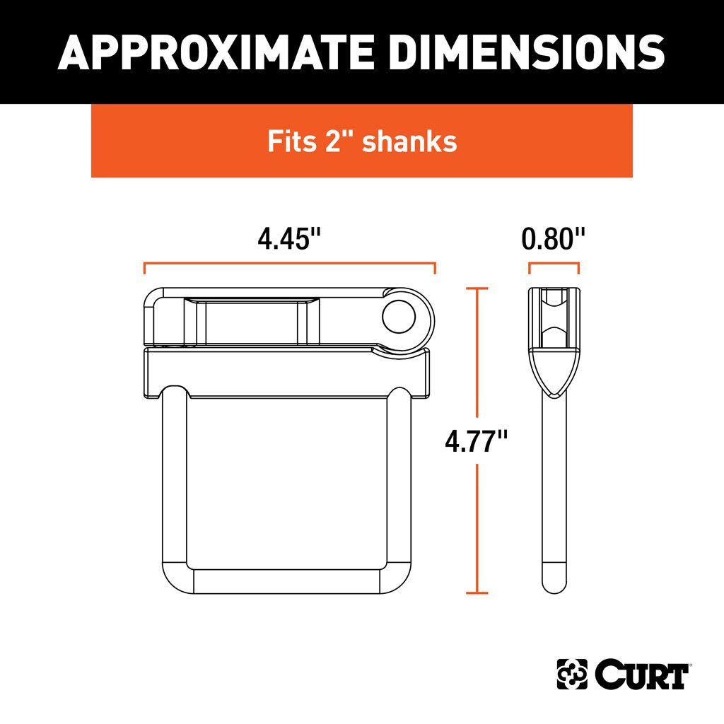 Curt, 2" Anti-Rattle Clamp