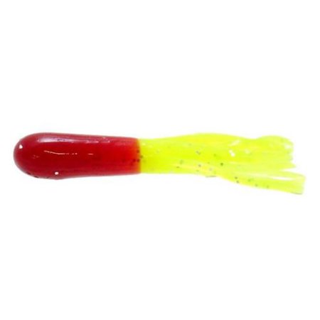 Strike King, 2" Mr Crappie Tube Red/Chart Sprkl