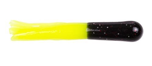 Strike King, 2" Mr Crappie Tube Tux Black/Chart