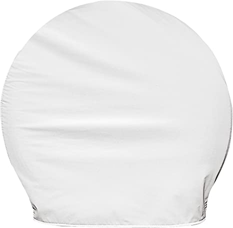 Adco, 24"-26" White Wheel Cover, Set of 2