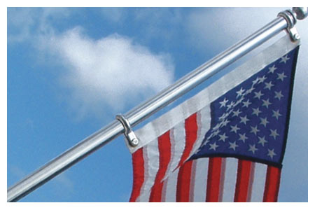 Taylor Made, 24" Pontoon Rail Flag Pole