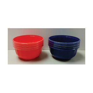 B&R Plastics, 28oz Bowls 4/Pk Asst Col