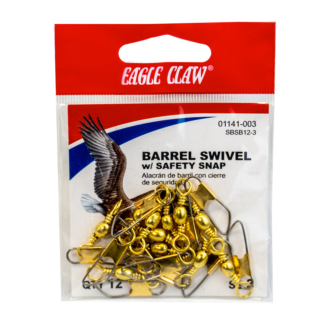 Eagle Claw, #3 Brass Snap Swivel