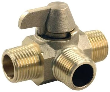 JR Products, 3-WAY W/H DIVERTER VALVE - .5" MPT