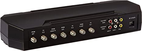 Quest Tech, 5 In 3 Out Audio/Video Selector