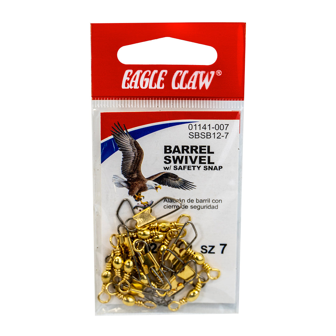 Eagle Claw, #7 Brass Snap Swivel