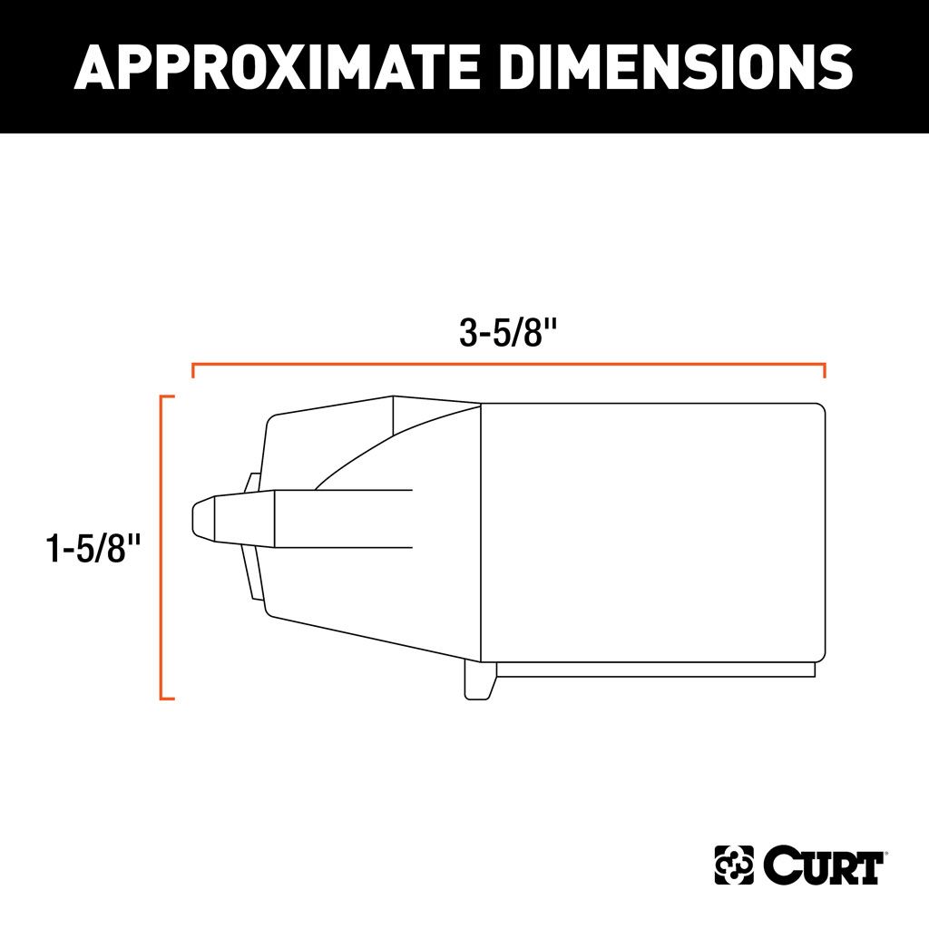 Curt, 7-Pole Plastic Connector, Trailer