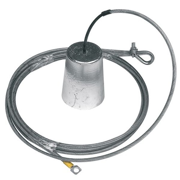 AG, AG Zinc Hanging Anode 2.2kg with 4.0m Cable