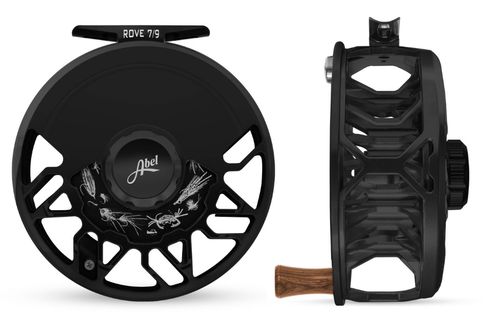 Abel Reels, Abel Rove Fly Reel - Black 7/9 - Aluminum Handle