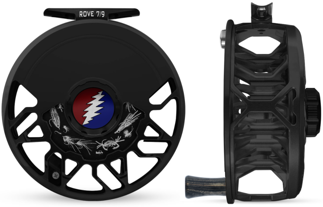 Abel Reels, Abel Rove Fly Reel - Custom 7/9 Grateful Dead Bolt