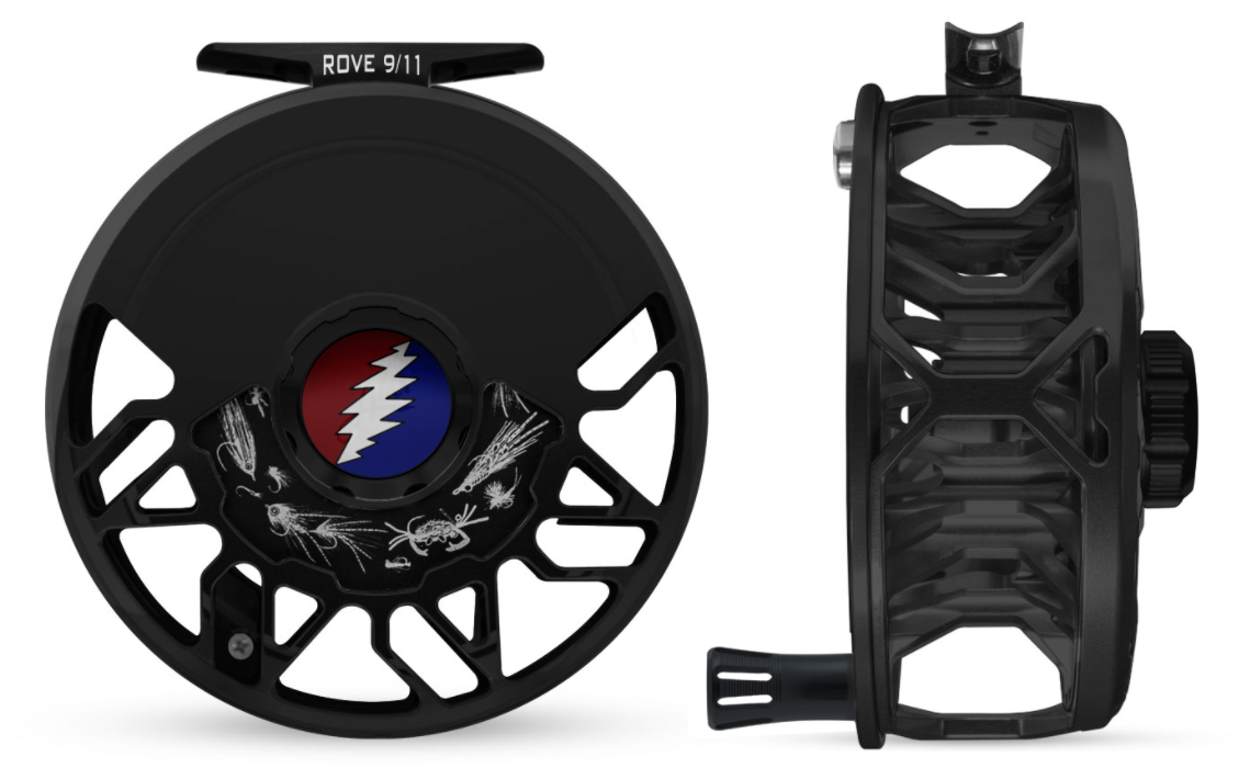 Abel Reels, Abel Rove Fly Reel - Custom 9/11 Grateful Dead Bolt