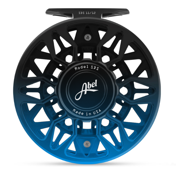 Abel Reels, Abel Sealed Drag Salt (SDS) Fly Reel - Custom 11/12 Black/Blue Fade Zebra Drag Knob