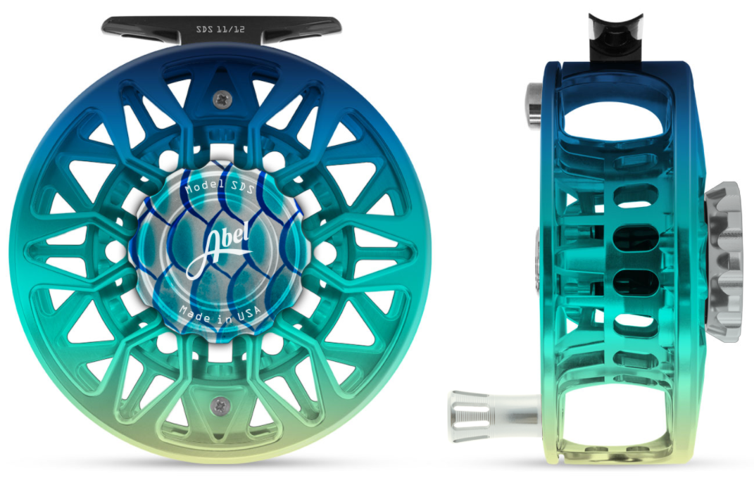 Abel Reels, Abel Sealed Drag Salt (SDS) Fly Reel - Custom 11/12 Flats Fade Tarpon Drag Knob