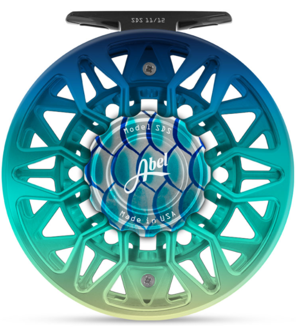 Abel Reels, Abel Sealed Drag Salt (SDS) Fly Reel - Custom 11/12 Flats Fade Tarpon Drag Knob