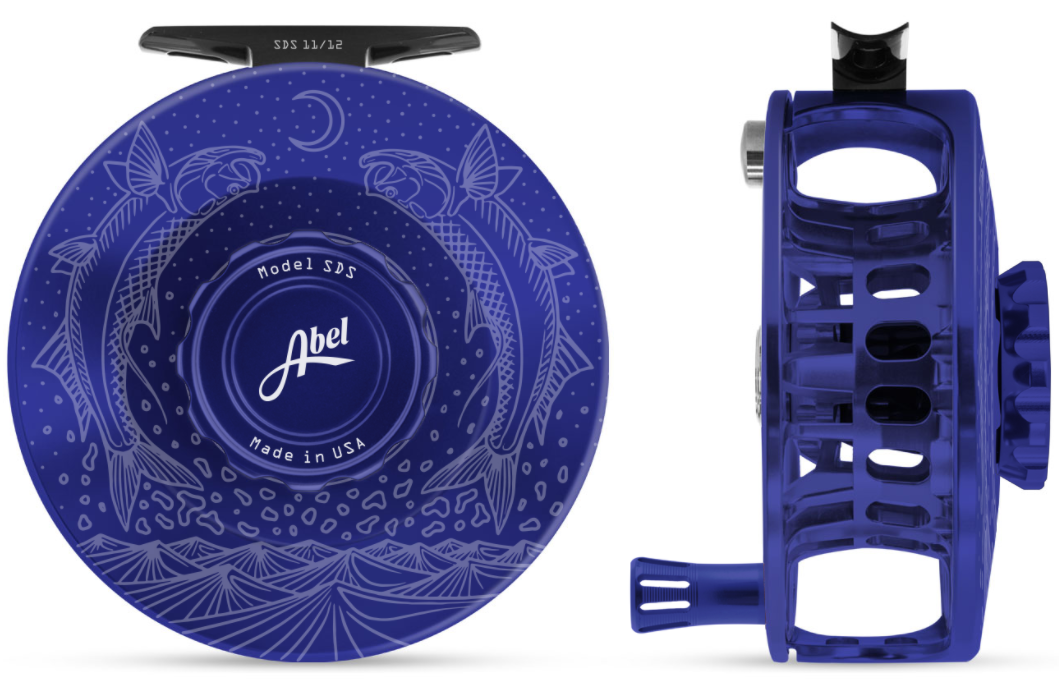 Abel Reels, Abel Sealed Drag Salt (SDS) Fly Reel - Custom 11/12 Underwood - Moondance Blue III