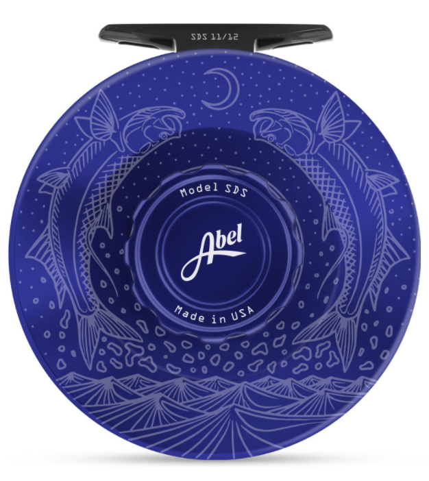 Abel Reels, Abel Sealed Drag Salt (SDS) Fly Reel - Custom 11/12 Underwood - Moondance Blue III