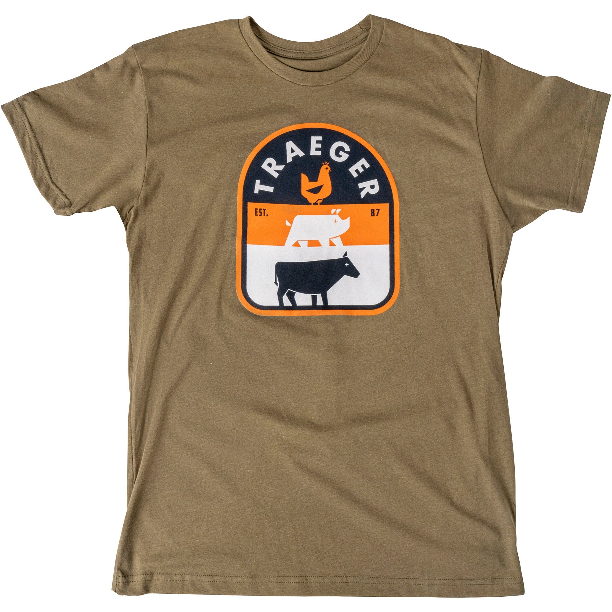 Traeger, Animal Stack T-Shirt Green