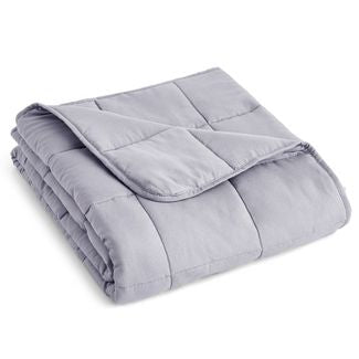 Sutton Home Furnishings, Antimicrobial Microfiber Weighted Blanket - Gray