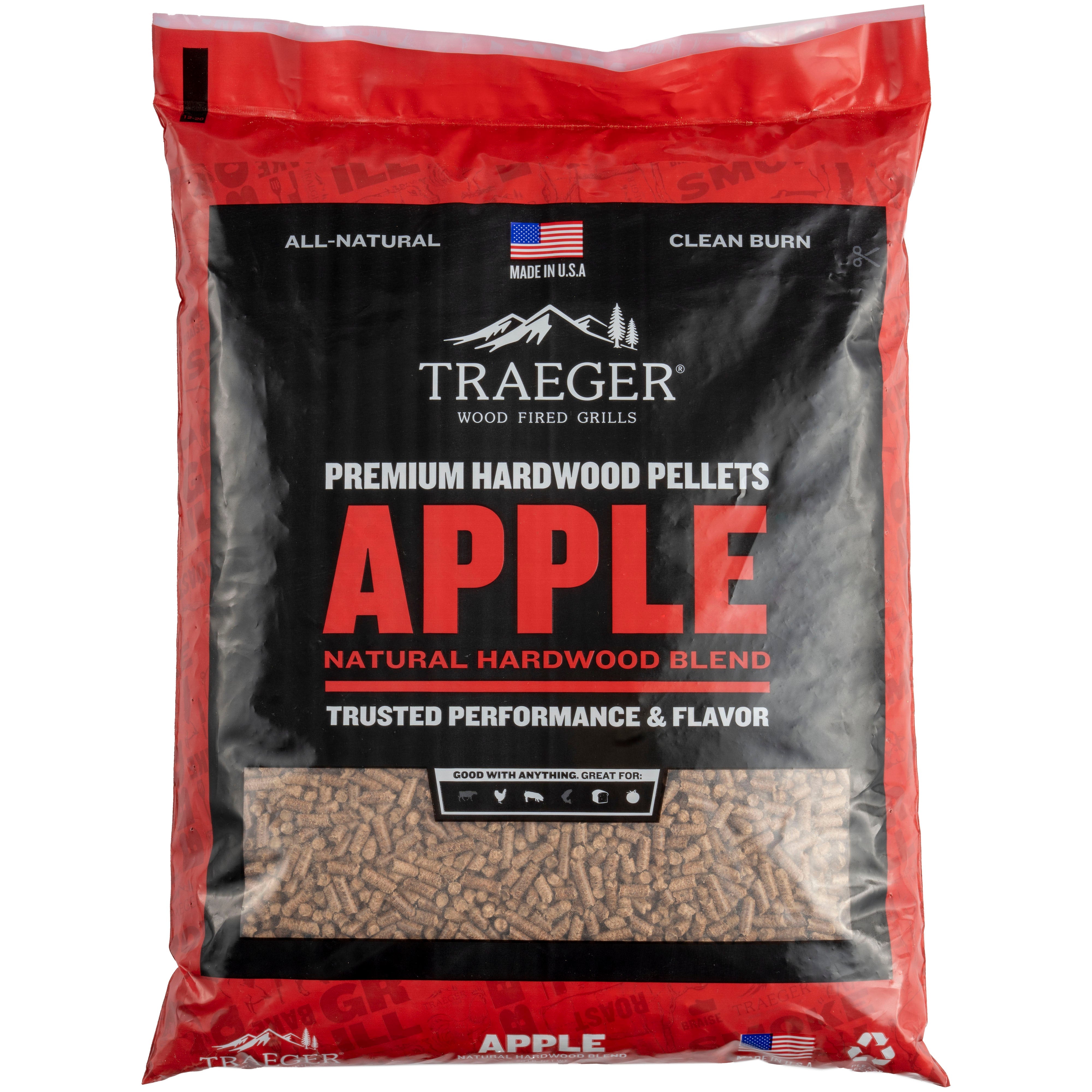 Traeger, Apple Pellets (20Lb)