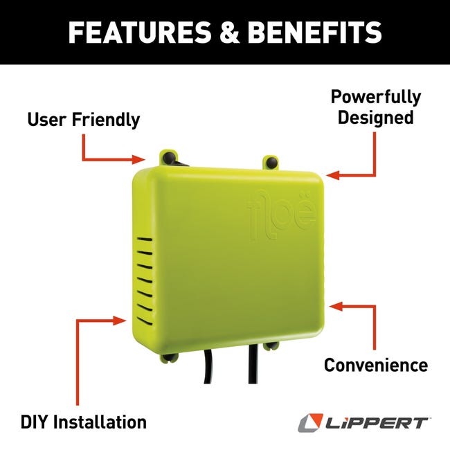 Lippert, Apt636 Floe Induratec 868 115V AC Water Drainage System