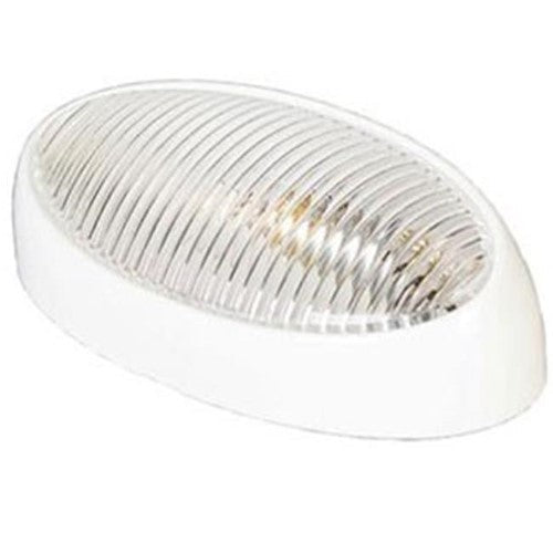 Arcon, Arcon Arc-51251 Porch Ligh With Clear Lens & White Base Without Switch Base