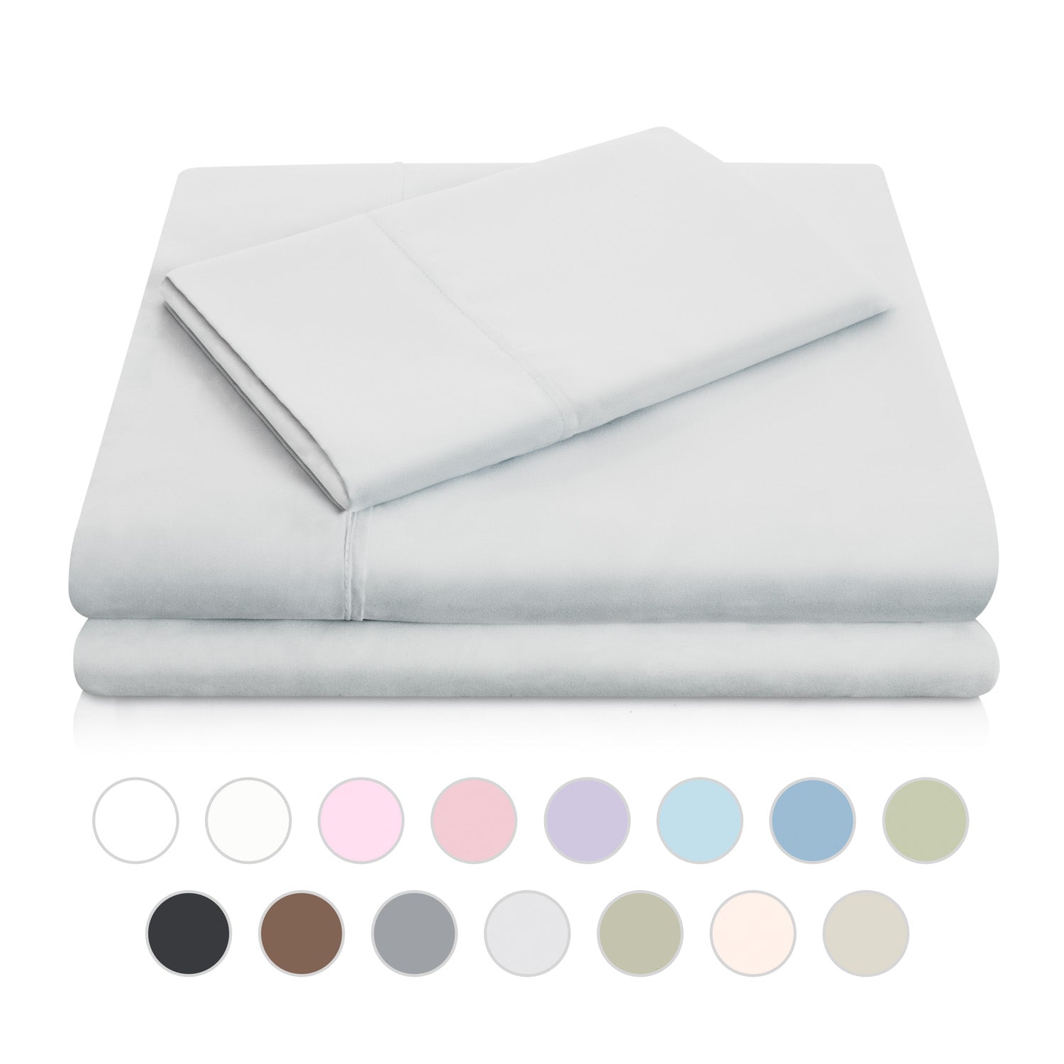 MD Mattress, Ash Queen Brushed Microfiber Sheet Set