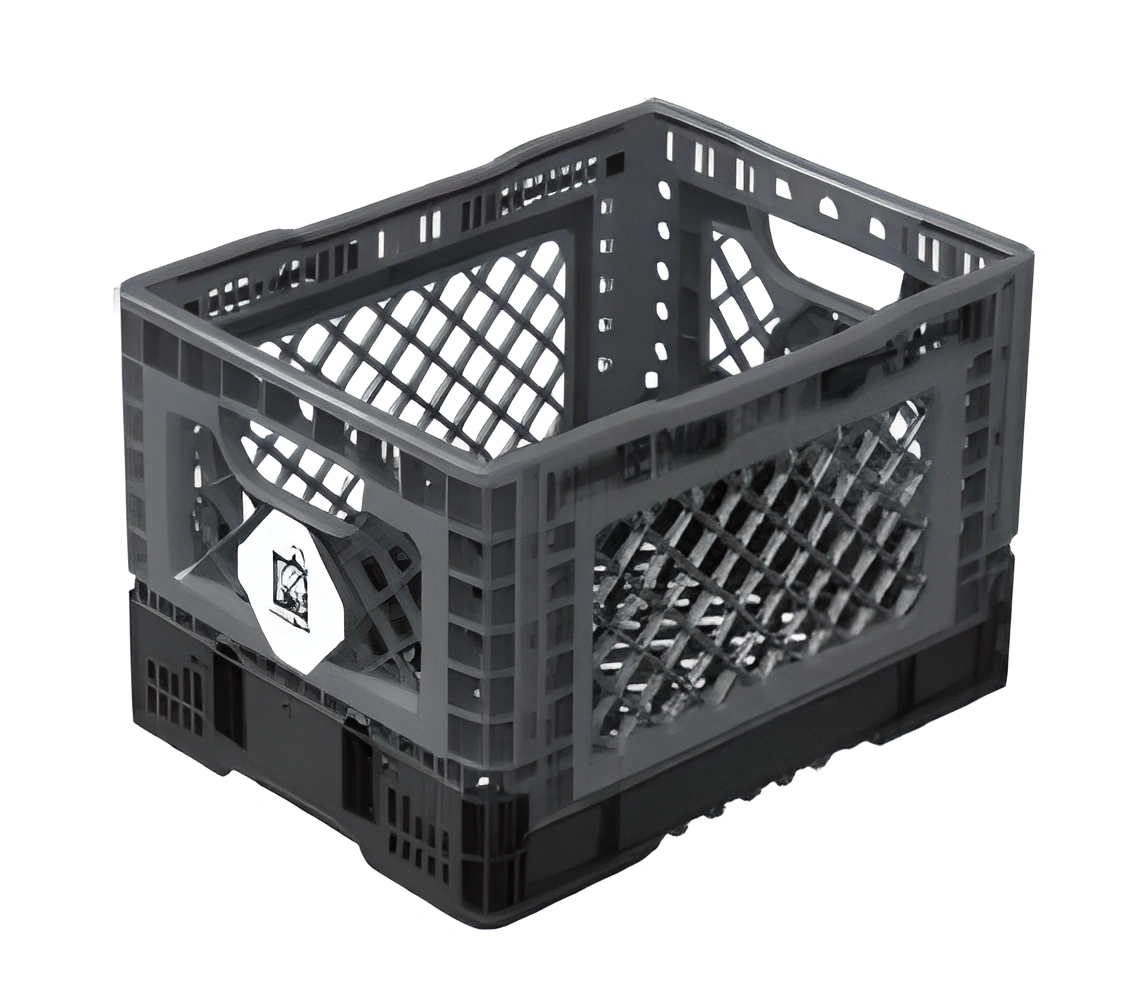 Big Ant, BIGANT Heavy Duty Collapsible & Stackable Plastic Milk Crate