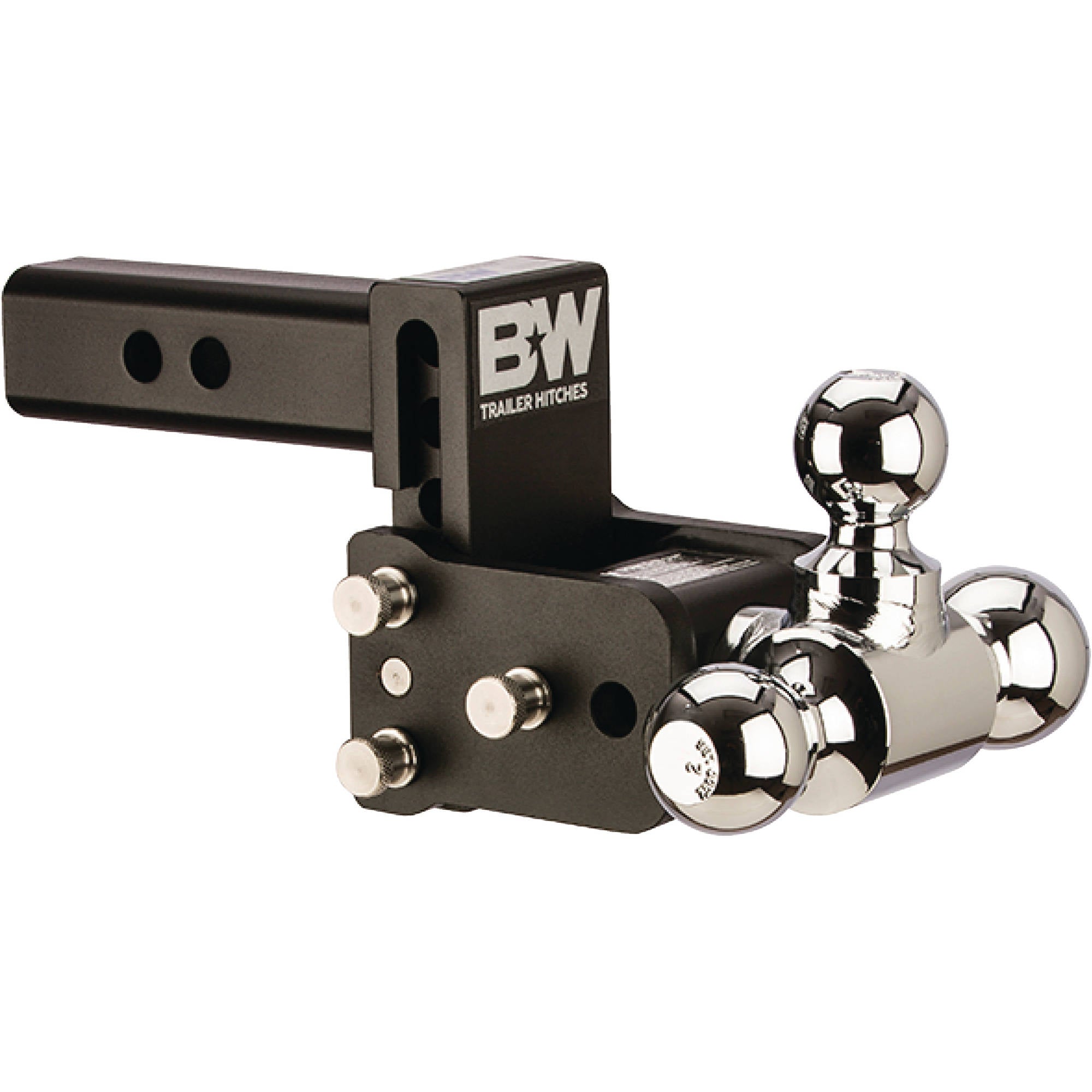 B&W, B&W Trailer Hitches Tow & Stow - Fits 2" Receiver, Tri-Ball 3" Drop 10K