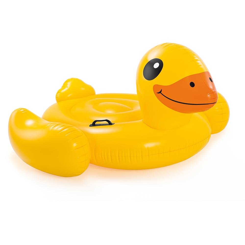 Intex, Baby Duck Ride-On 63 "x46.5" 2 Handles Age 14+