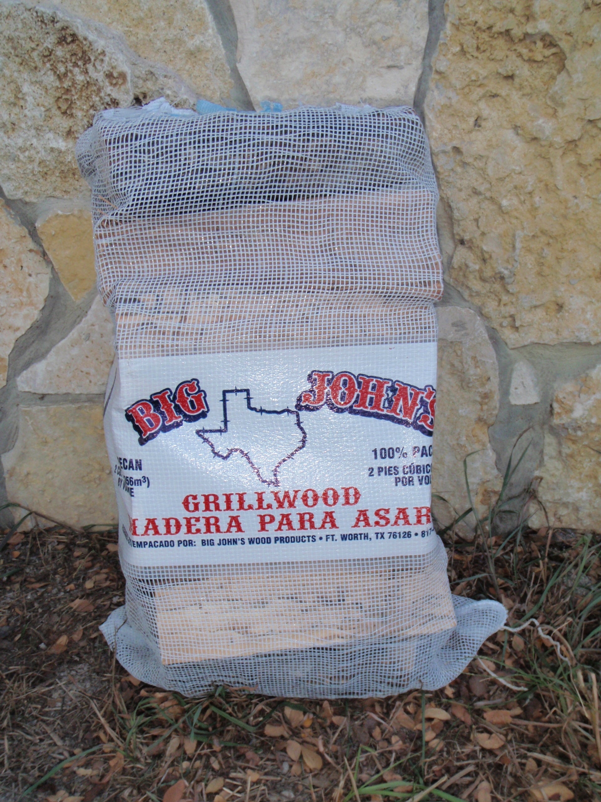 Big John's Firewood, Bags Hickory Grillwood Logs 3698 Cubic Inches