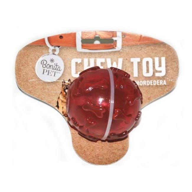 Deluxe Import Trading, Ball Chew Toys - Red