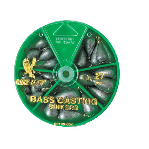 Eagle Claw, Bass Casting Sinker Asst.