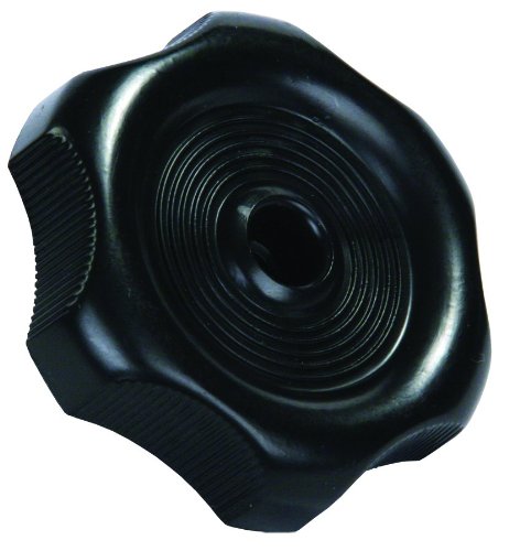 JR Products, Black Window Knob w/1" Shaft