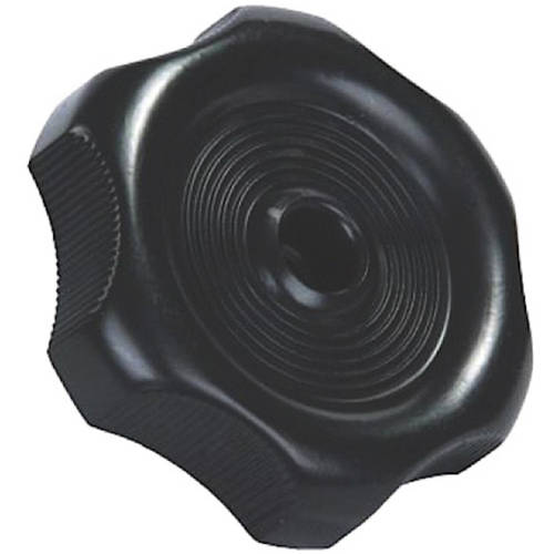 JR Products, Black Window Knob w/1/2" Shaft