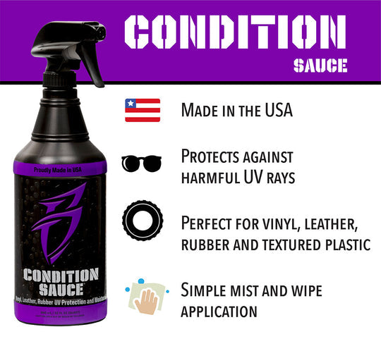 Land 'N' Sea, Boat Bling Condition Sauce Interior Cleaner UV Protectant - Quart