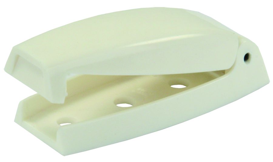 JR Products, Bullet Style Door Latch - White (2-Pack)