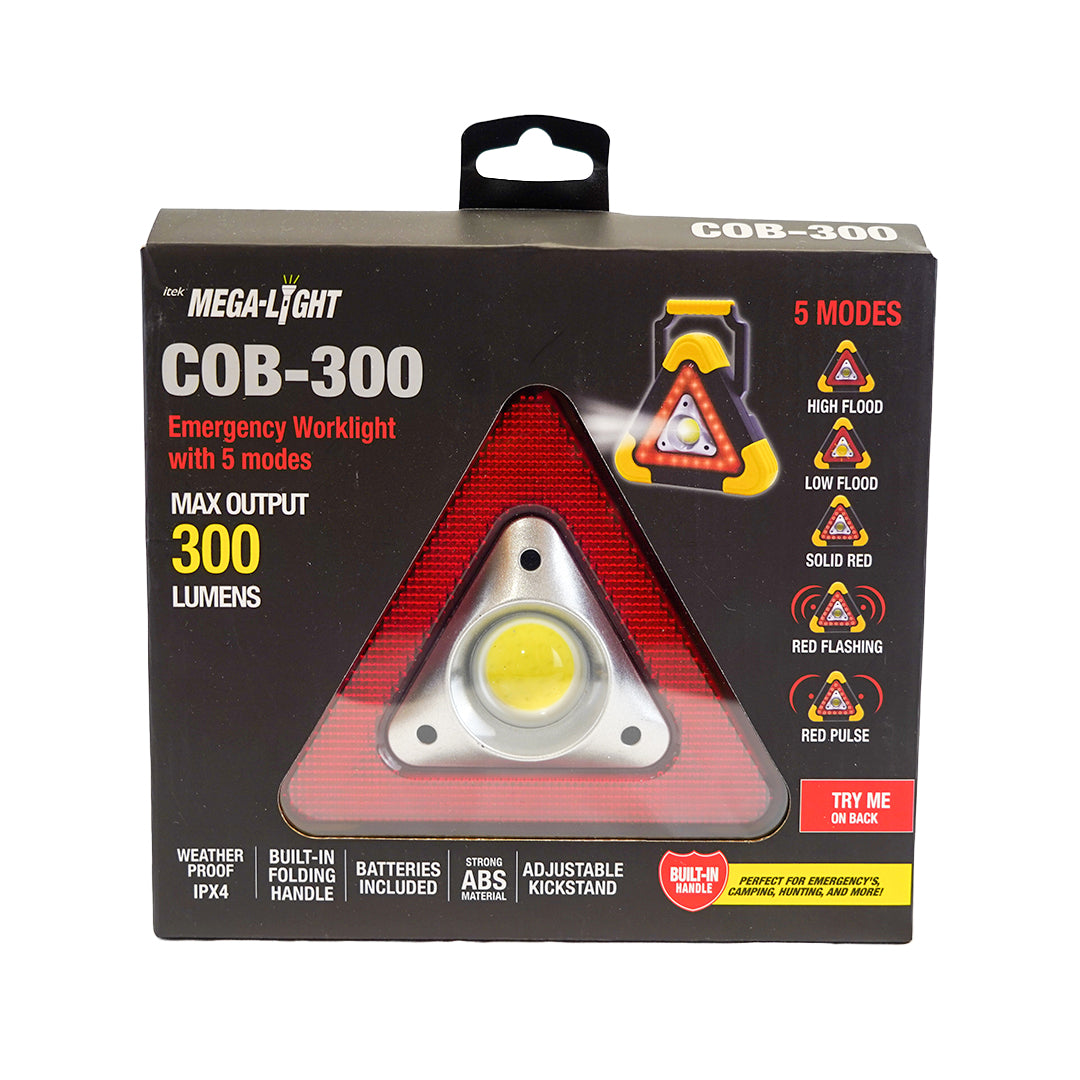 Mega-Light, COB-300 Emergency Triangle Worklight