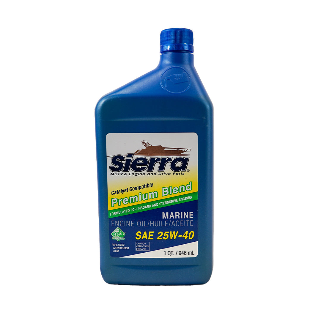 Sierra Marine, Catalyst Oil 25W40 Quart