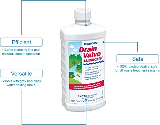 Thetford, Chemical Drain Valve Lubricant 24 Oz