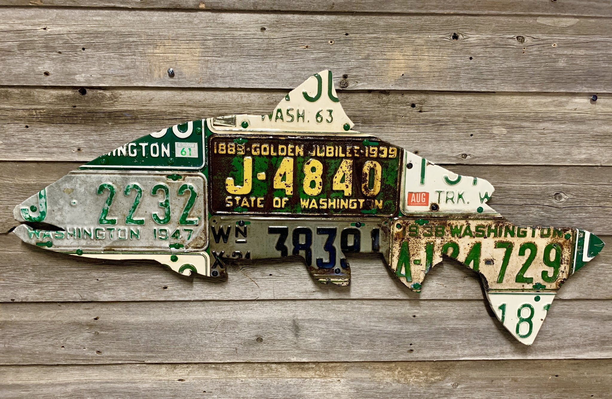 Cody's Fish, Cody's Fish License Plate Creations - Steelhead