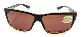 Costa Del Mar, Costa Del Mar Cut Honey Tortoise Copper 580p Polarized Sunglasses