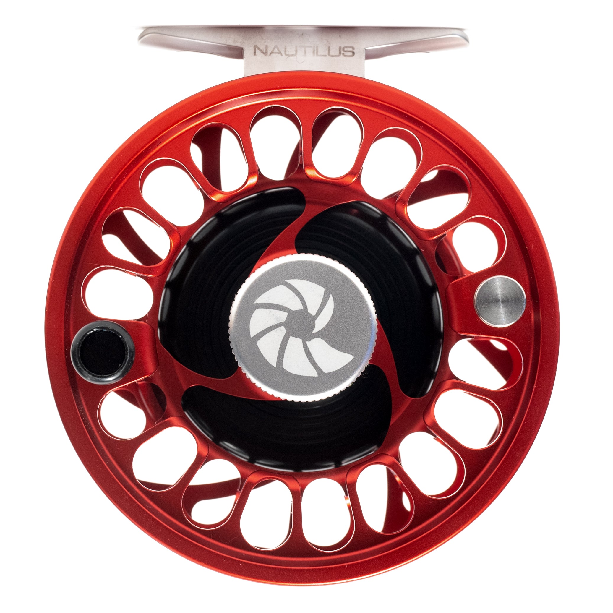 Nautilus Fly Reels, Custom Nautilus NV-G 6/7 Red/Silver Fly Reel