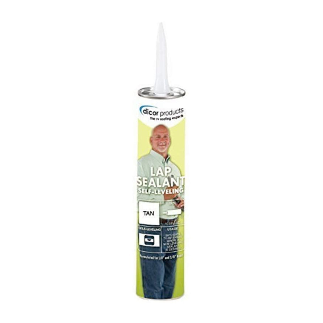 Dicor, Dicor 501LSW-1 Epdm Self-Leveling Lap Sealant-10.3 Oz. Tube, Tan, 10.3 Fluid Ounces