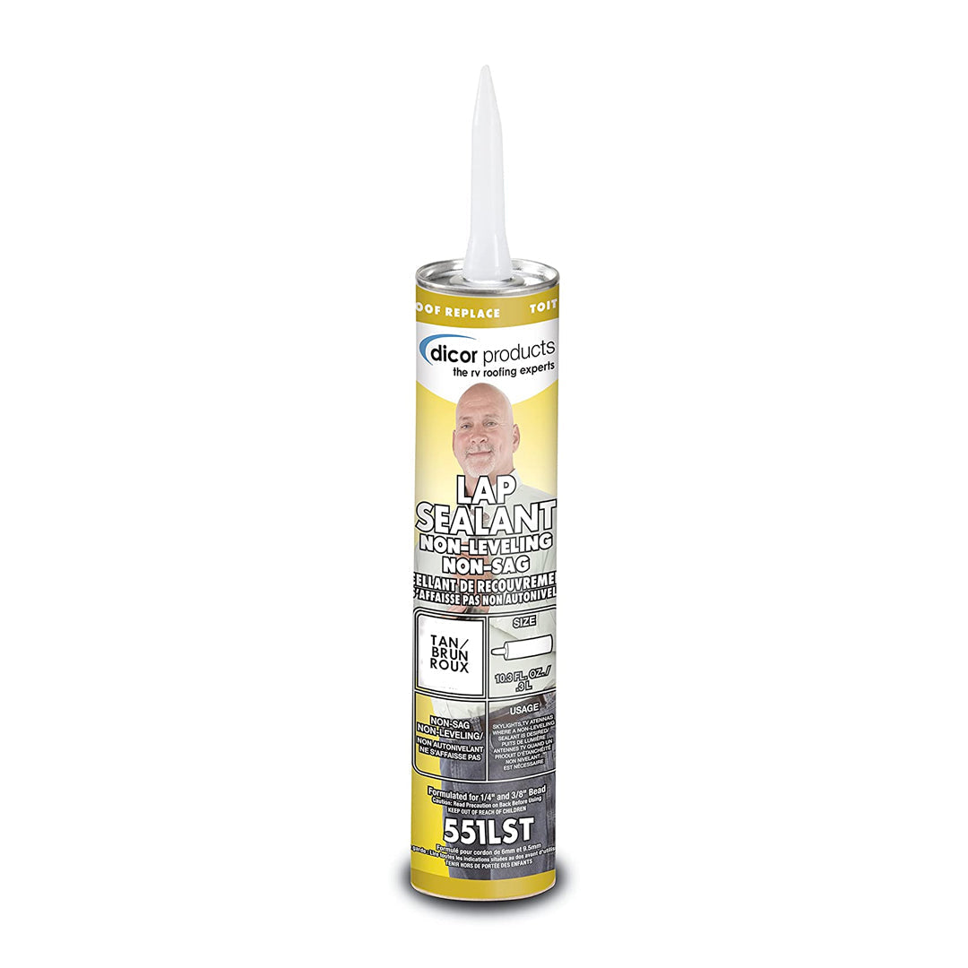 Dicor, Dicor 551LST-1 Non-Sag, Non-Leveling, Lap Sealant, Tan