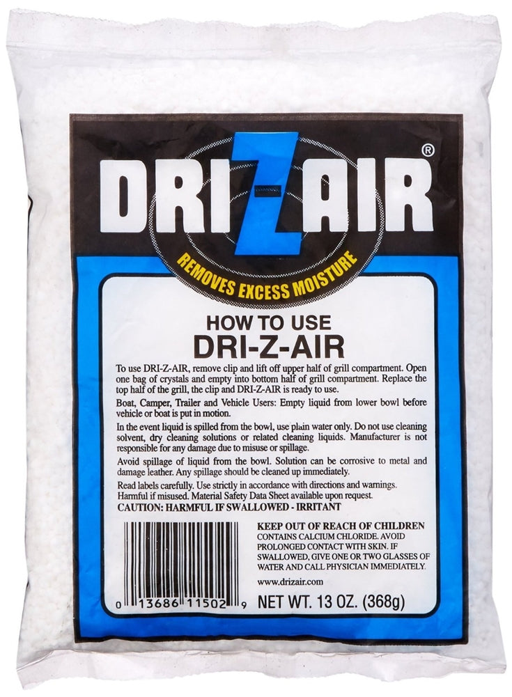 RAINIER, Dri-Z-Air DZA-13 Dehumidifier Refill Air Crystals- 13 Oz.