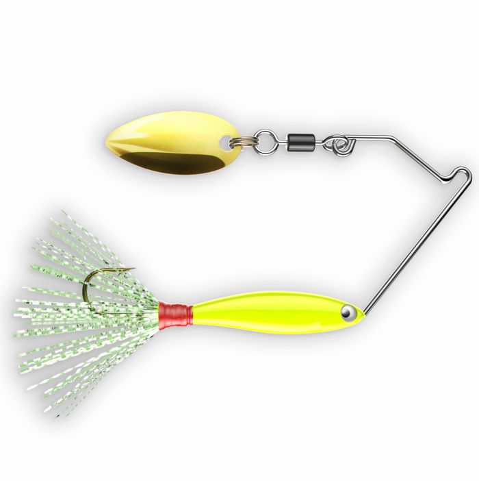 Dynamic Lures, Dynamic Micro SpinnerBait 2.25in Trout Natural